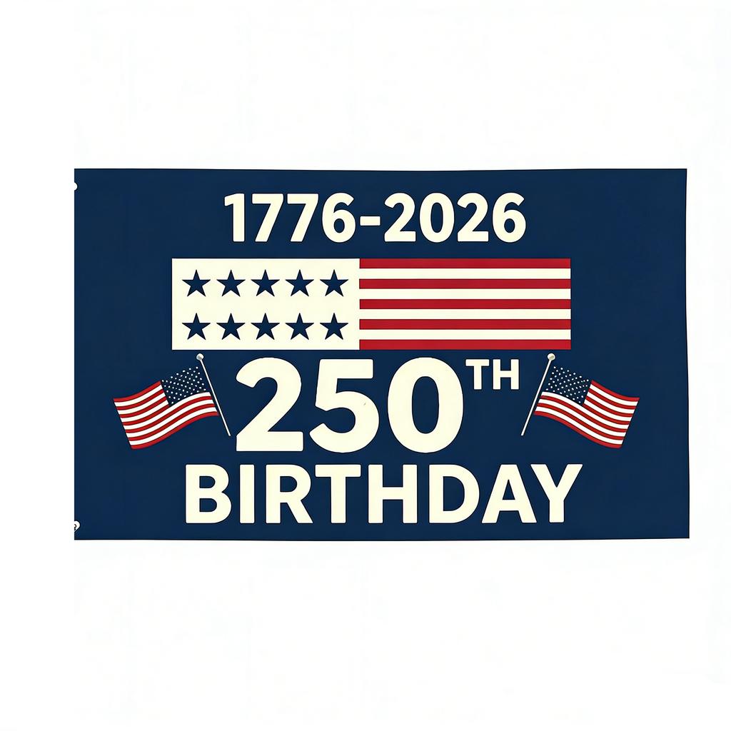 Decorative Garden Flag For The 250th Anniversary Of The United States