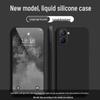 Realme V20 Simple Solid Color Liquid Full Coverage Anti-fall Cube Soft Case