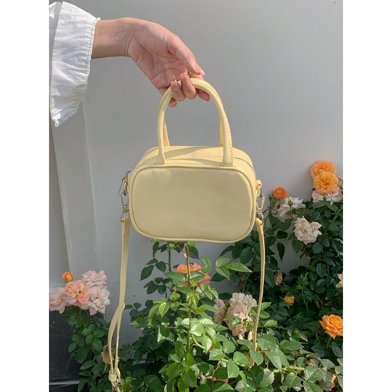 Korean Women's Bag  Versatile Hand-held Small Square Bag  Cute Small Bag  Casual One-shoulder Cross-slide Bag