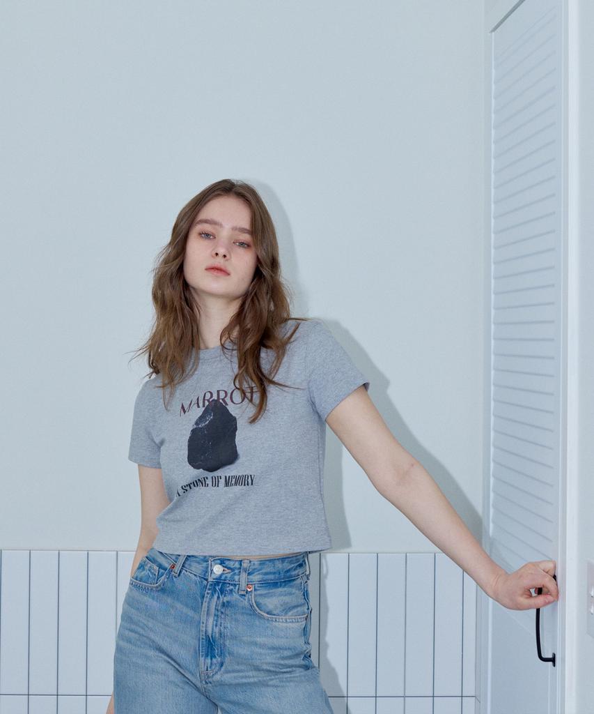 MARROT Stone Crop T-Shirt_Gray
