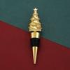 Deer Snowflake Tree Shape Christmas Wine Stopper Zinc Alloy Gold/Silver Wine Bottle Sealer Sealed Decorative Wine Cork