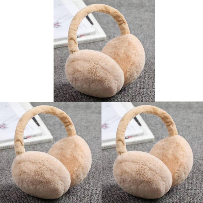 1/2/3pcs Foldable Hamburger Earmuffs for Winter Warmth, Men's and Women's Stretchable and Parent-child Ear Warmers