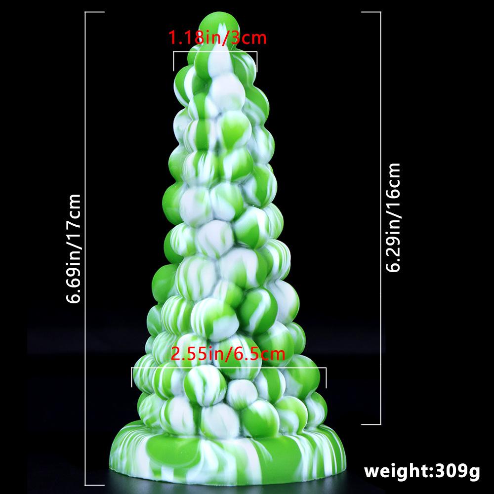 W kształcie stożka Sex Butt Plug Sex Toy Kształt winogron Dildo Anal Plug dla kobiety Włóż pochwę