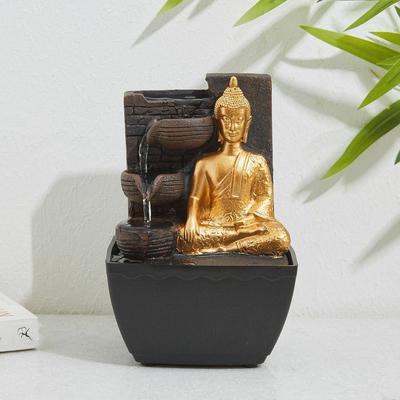 Mini stolní vodní fontána Buddha pro domov a kancelář | |Dekorace do obývacího pokoje| Dárkové předměty | Dekorační předmět pro domov a kancelář (Mini Buddha)