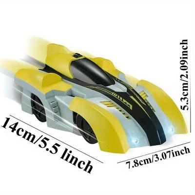 Wall Climbing Remote Control Car 360° Rotating RC Stunt Cars Rechargeable Toys for Boys Girls Zero Gravity Wall Racer Gift