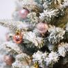 33PCS Christmas tree ornament 3cm light gold Christmas ball 33 pcs Internet celebrity color scheme pendant Christmas combination ball