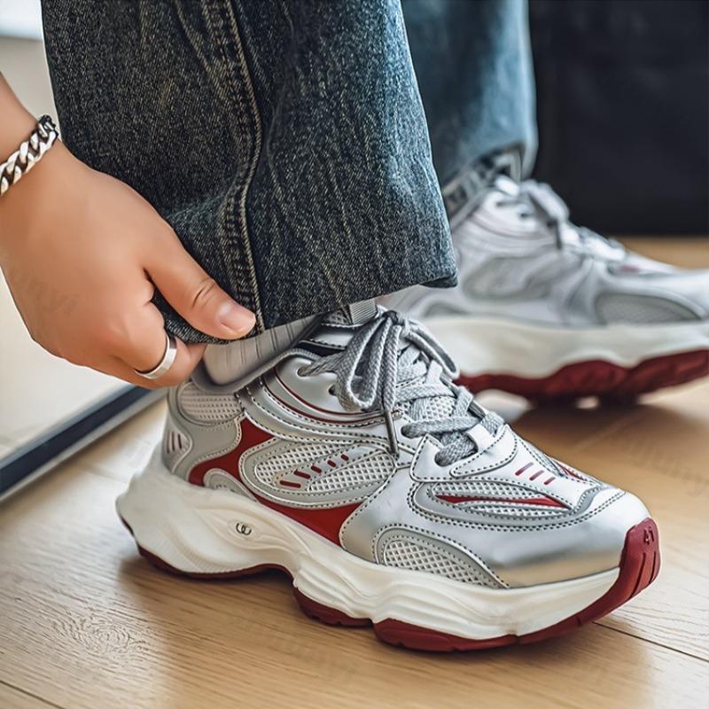 Módní pánská volnočasová obuv 2025 Léto Nový módní trend Síťovaná sportovní obuv Prodyšná Všestranná Silná podrážka Pohodlné Robustní tenisky