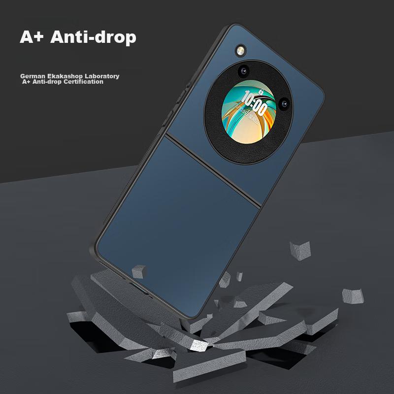 Case for Nubia Flip, ZTE Nubia Flip Protective Cover, Frosted Full Coverage Ultra-Thin Shockproof Anti-Fingerprint Personalized - Graphite Black