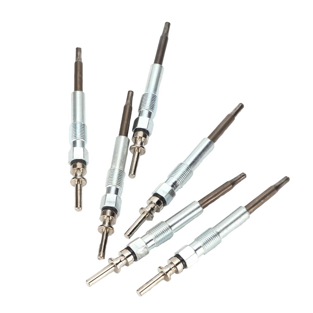 6pcs Diesel Heater Glow Plugs 12237786869 Replacement for 3 5 6 7 Series X3 X5 X6
