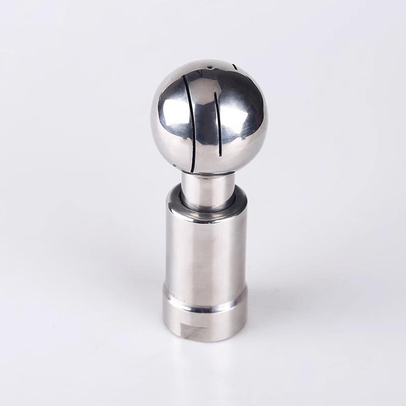 1/4 3/8'' 1/2'' 3/4'' 1''1-1/4 1-1/2 BSP Innengewinde 304 Edelstahl Sanitärer CIP-Tank Reinigungsball Rotierender Sprühball