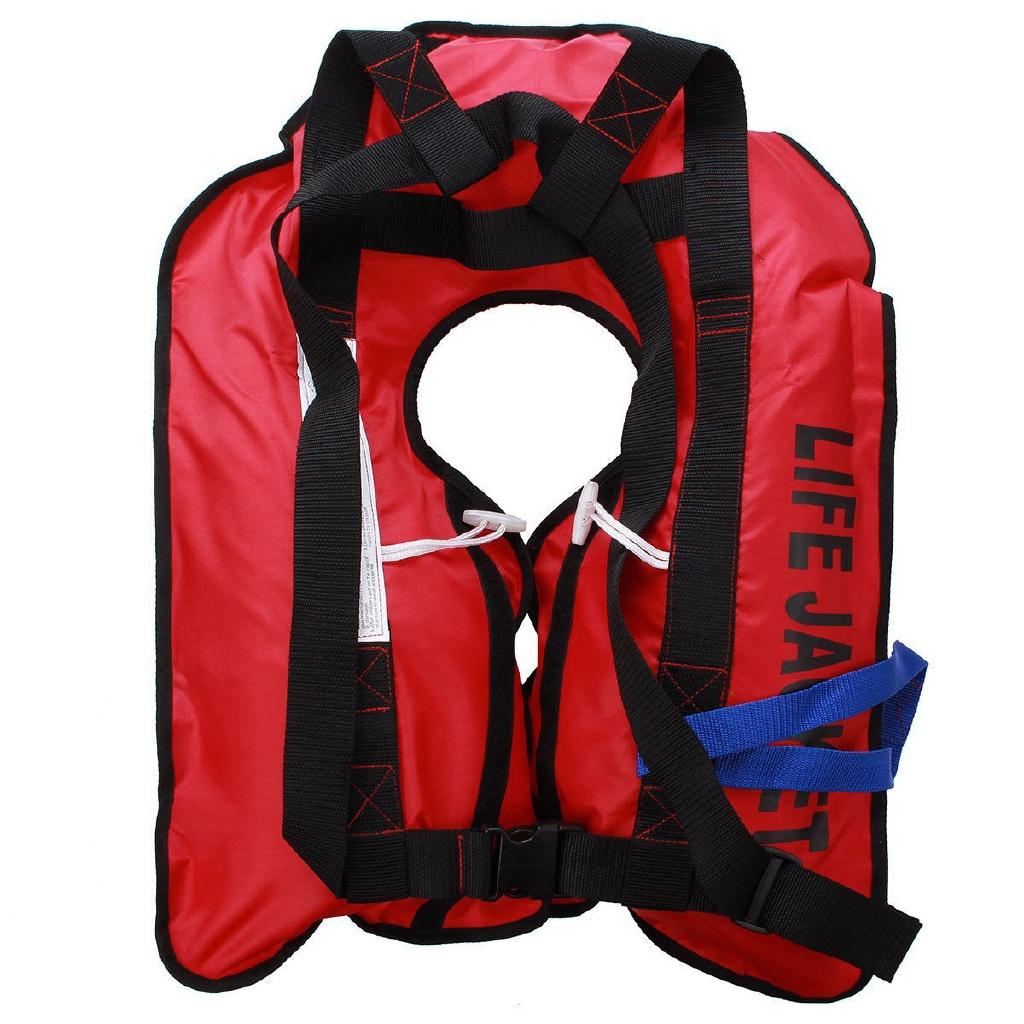 Jacket Life Inflatable Vest 150n Manual Automatic Sailing Boating Aid Buoyancy