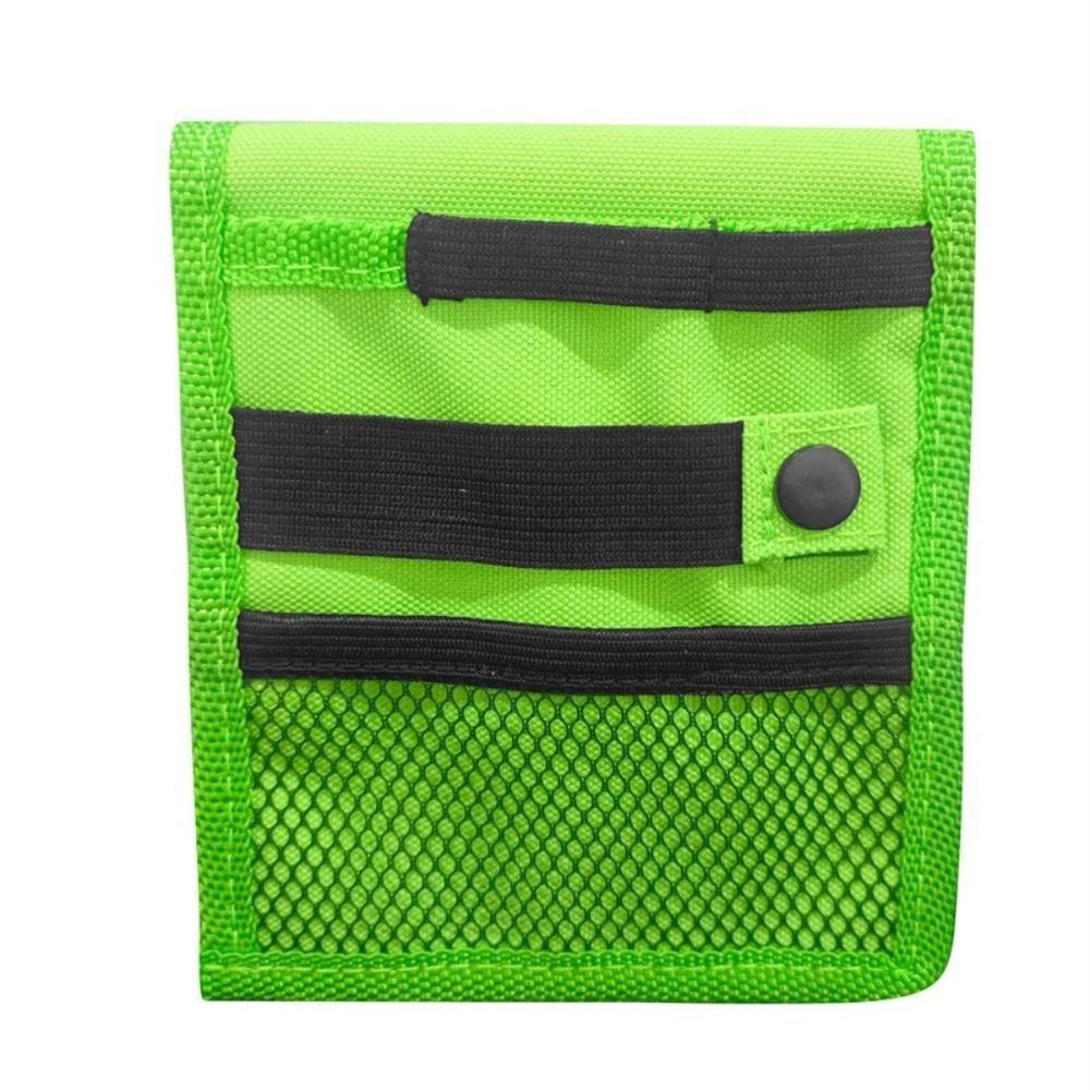 

Stationery Chest Pocket Pouch Pen Insert Doctor Chest Pocket Practical Storage Bag Students зелёный
