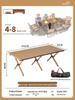 Folding Metal Carbon Steel Roll-up Camping Table and Chair Set