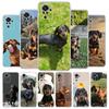 Phone Case For Xiaomi Redmi Note 14 13 12 5G 9 8 10 11 Pro Plus 4G 9T 13C 12C 10C 9C 9A Cover Dachshund Silhouette Dog Cute