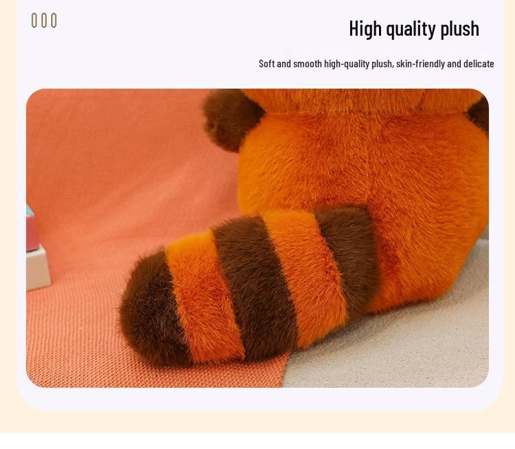 Cross-Border Raccoon Plush Toy - Soft & Cute Bear Pillow for Kids' Birthday