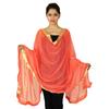 Women Wear Chiffon Blend Dupatta Neck Wrap Long Stole Indian Scarves Chunni
