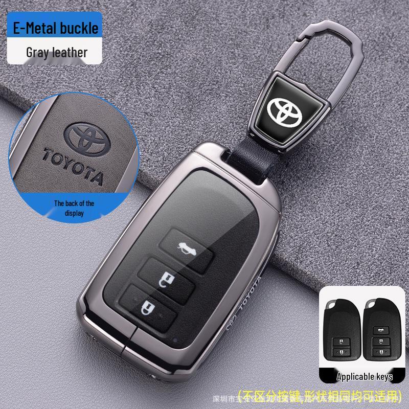 Compatible Key Cover for Toyota Yaris X, Vios FS, Yaris L, and Older Models Remote Controls.