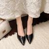 Fashion Classics Women  Pointed Toe High Heels Shoes  Loafers Shallow 2025 Trend Office Pumps Brand Dress