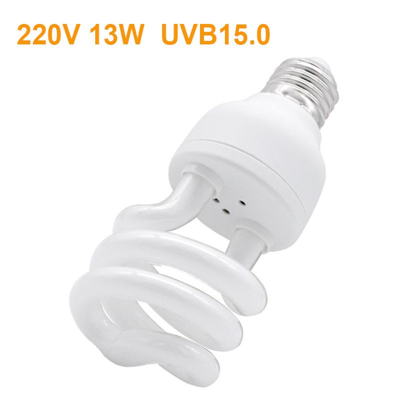 UVB Reptile Basking Lamp for Lizards, Turtles & Plants - 5.0/10.0 Calcium Supplement Ultraviolet Light