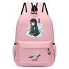 Student School Demon Slayer Print Backpack Casual Waterproof Small Bag