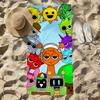 Neues S-sprunki Spiel K-kids Handtuch Strandtuch Übergröße Schnelltrocknendes Handtuch Saugfähig Weich Schwimm Strandtücher für Männer Frauen