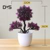 Bonsai Artificial Simulat Birou Decor Plastic Oaspeți Salutare Pin Plantă în ghiveci