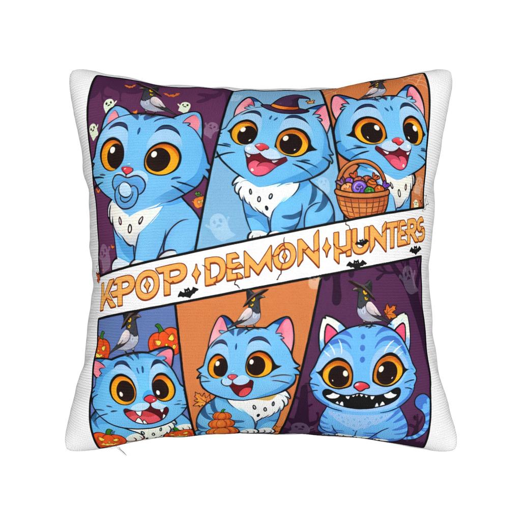 KPop Demon Hunters Huntrix Mira Witch Pillowcase Printing Polyester Cushion Cover Decorations Throw Pillow Case Cover Home