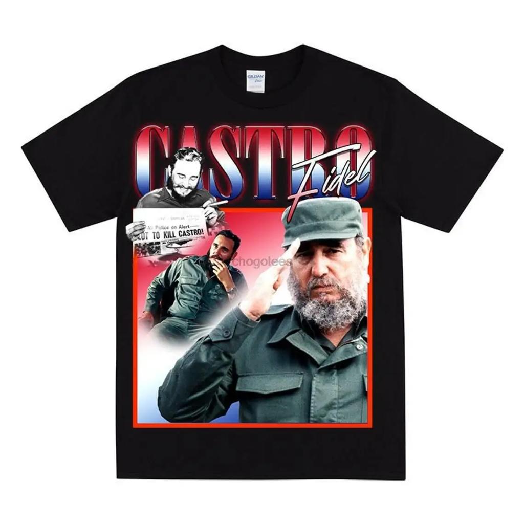 FIDEL CASTRO Homage Tshirt Socialism Inspired Print Art Revolution Rebel Resist Fidel Castro PortraitMade In The UK