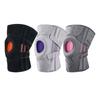 Professional Knee Brace Adjustable Compression Stabilizer Meniscus Protection for Hiking Running Basketball Black One Size