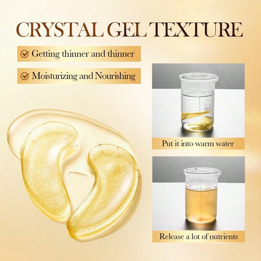 1 Pair/5 Pairs/10 Pairs Collagen Moisturizing Eye Mask, Gel Eye Mask, Fades Fine Lines And Wrinkles