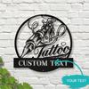 Custom Metal Tin Sign Tattoo Parlor Wall Decor Personalized Art Gift