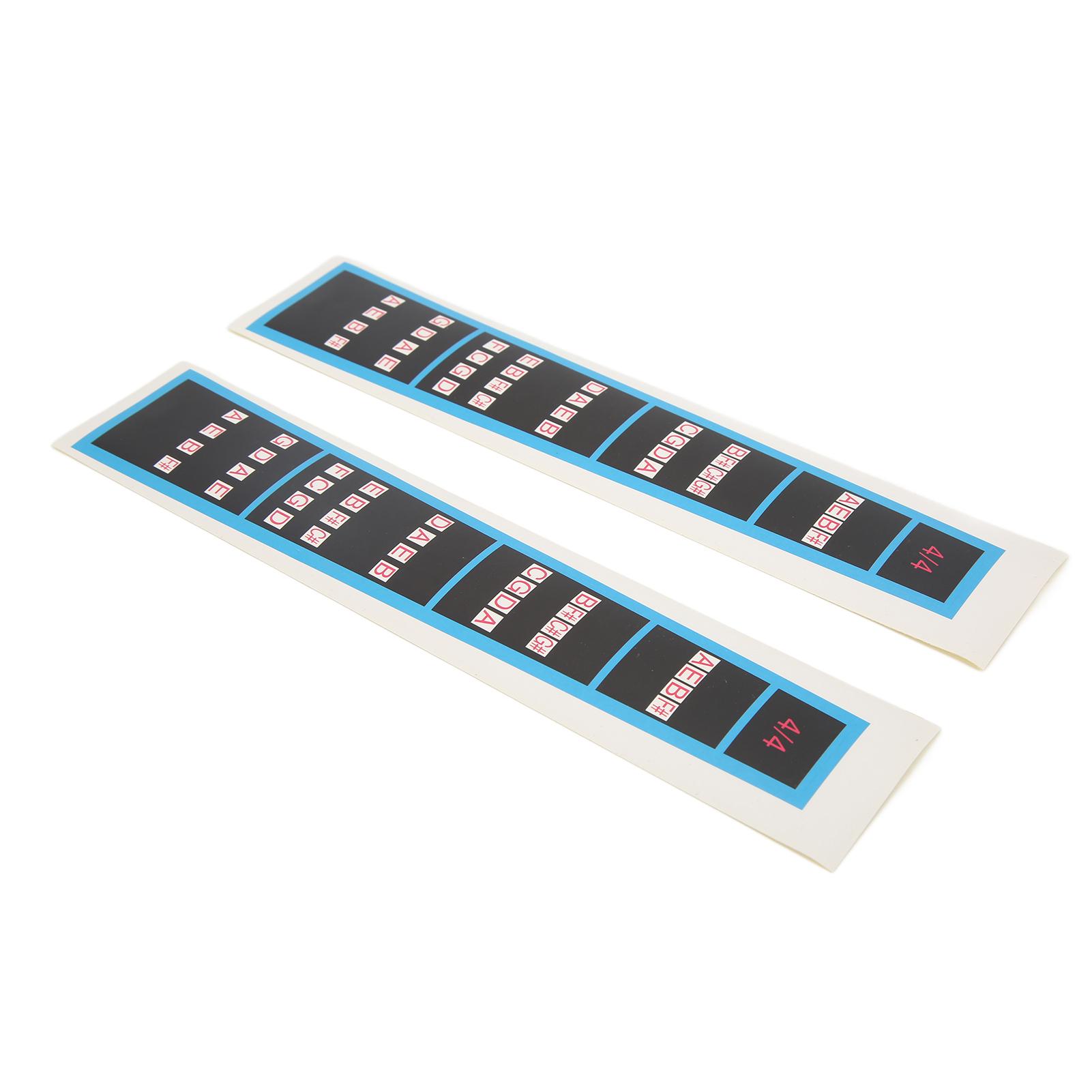 

2Pcs Violin Stickers Fingerboard Marker PVC Music Instrument Accessories for Fiddle 4 4