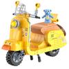 DIY Cute Lighting Machinery Little Sheep Electric Vehicle Motorcycle Retro Building Blocks Classic Model Bricks Sets Toys
