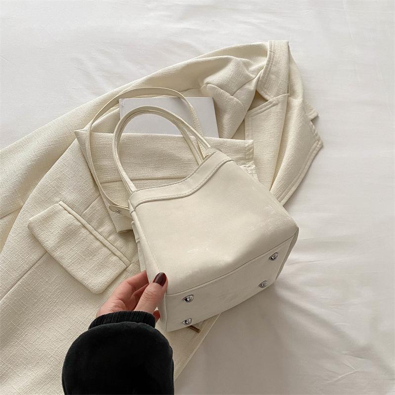 

Летняя сумка женская новая модная сумка через плечо корейская высококачественная простая сумка-ведро для женщин