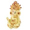 Ganesh Idol Murti Statue for Car Dashboard Gift Ceramic Terracotta Gold Plated Ganesha Ganpati Idols Showpiece Figurine