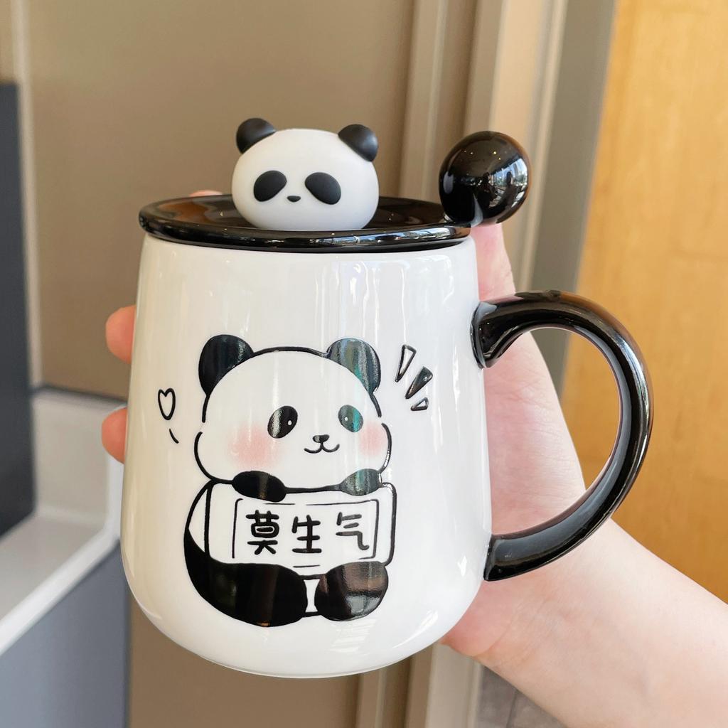 Cutie Cadou Cană Stil Nou Cană Panda pentru Femei Suvenir Cană Ceramică pentru Apă Cană de Cafea
