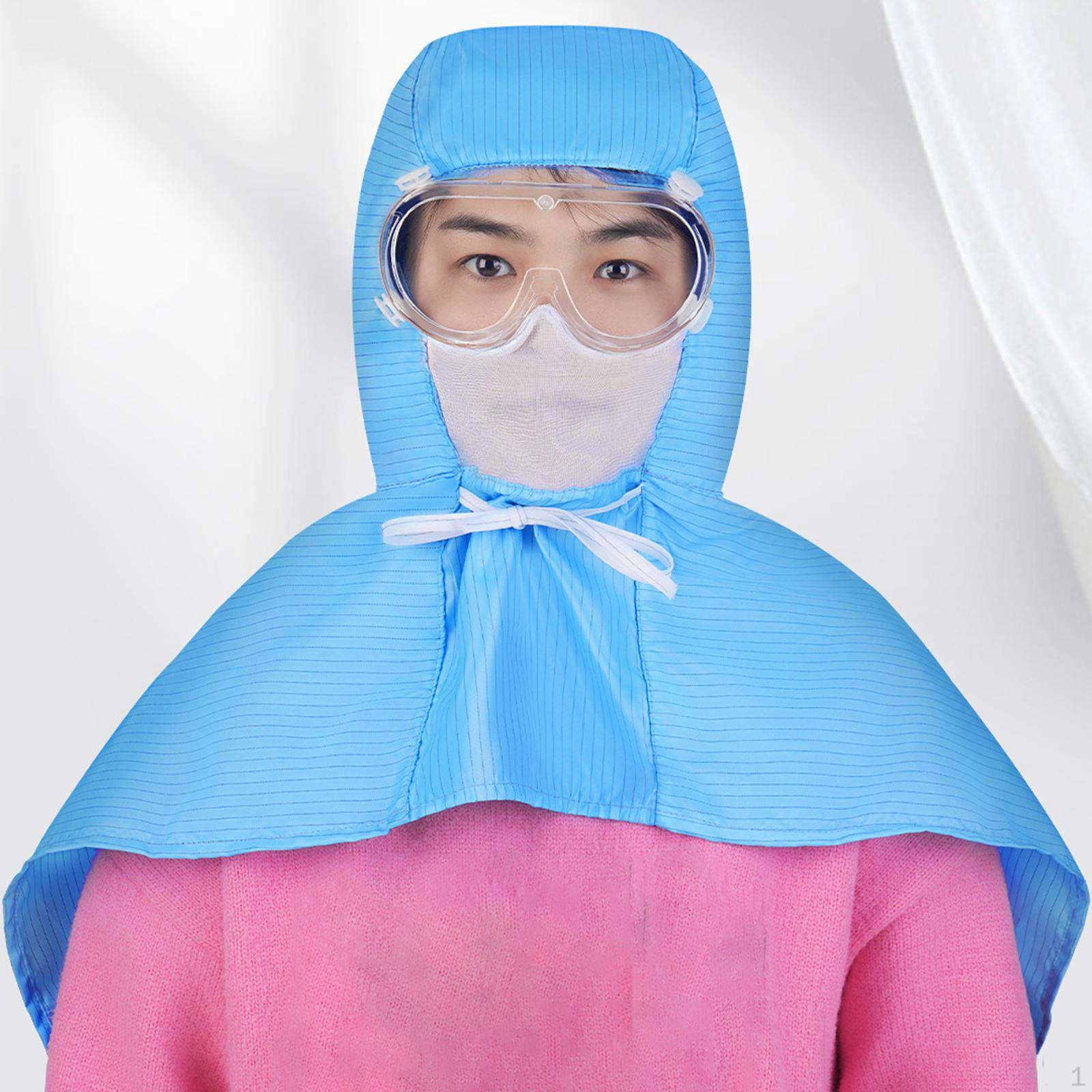 

Antistatic Shawl Hat Hood Reusable Comfortable for Adults Unisex Dustproof Wear Resistant