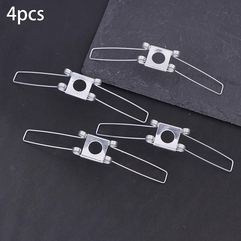 4Pcs 2-Forks 3-Forks Galvanized Fixing Spring Clip Spring Buckle For Fixing Lampshade Shrapnel Diy For Pandent Lamps Lanterns