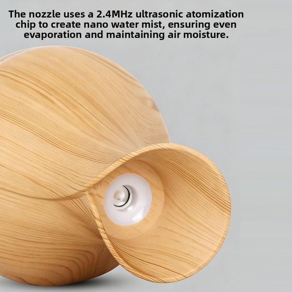 Wood Grain Essential Oil Diffuser Ultrasonic Mini Mist Maker Mist Air Purifier  Bedroom Use