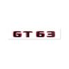 Mercedes Benz arka harf çıkartması C63S GT63S S63LGLE53 SL63S modifikasyonu W205 W206 C190 X290 W167 siyah kırmızı versiyonu için uygundur