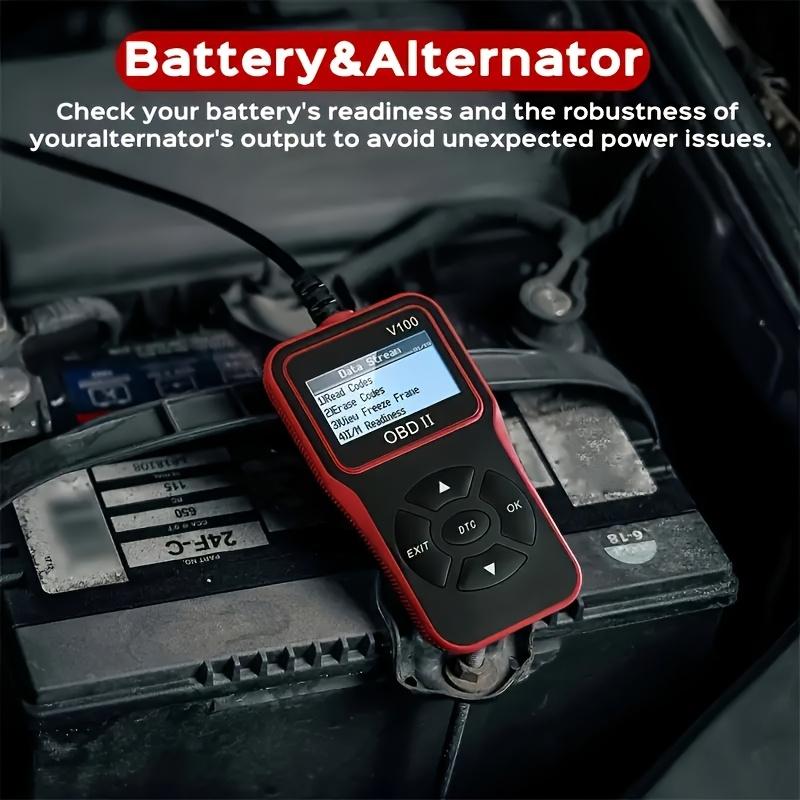 V100 Automotive Diagnostic Tool OBDII Universal Plug and Play Digital Display for Automotive Parts