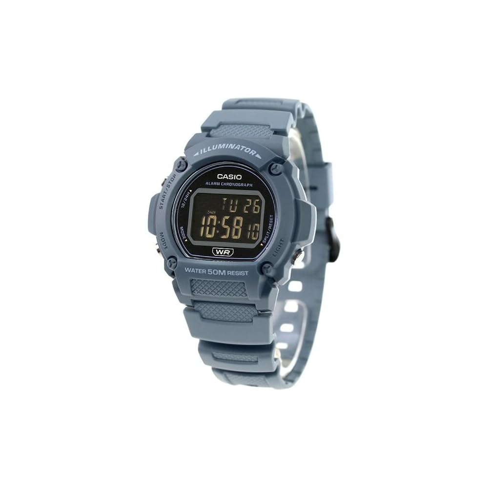Casio Quartz W-219HC-2BV Unisex Watch with Digital Display and Water Resistance Generic Watch