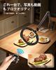 LUXSURE Ring Light with Photography Aerial View Smartphone Stand with Smartphone Handheld Photography Tabletop Smartphone Photography Ring Photography