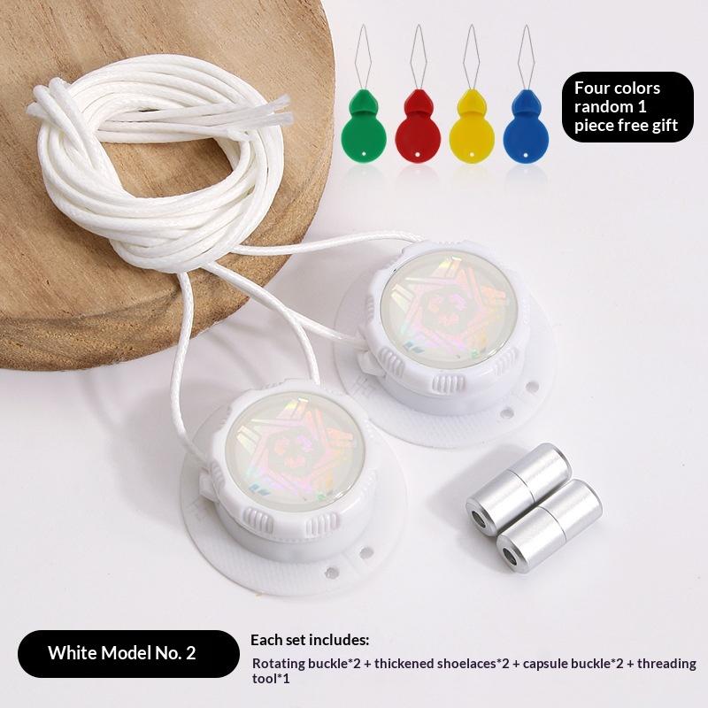 1/3 Sets Lace-Free Swivel Buckle Sports Shoe Laces For Men And Women Casual Lazy Shoes Lace Diy Accessories