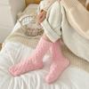 Warm Cotton Socks Winter Fleece Socks Sleep Socks Velvet Socks  Women