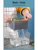 Large Capacity Double-Layer Transparent Food-Grade Sealable Fresh-Keeping Refrigerator Box