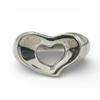 TIFFANY&Co. Elsa Peretti Ring Silver Women Open Heart Used