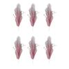 6 Pcs Peacock Grass Artificial Plants Pampas Grass Reed Flower Arrangement Home Bedroom Wedding Decorations Fake Flowers