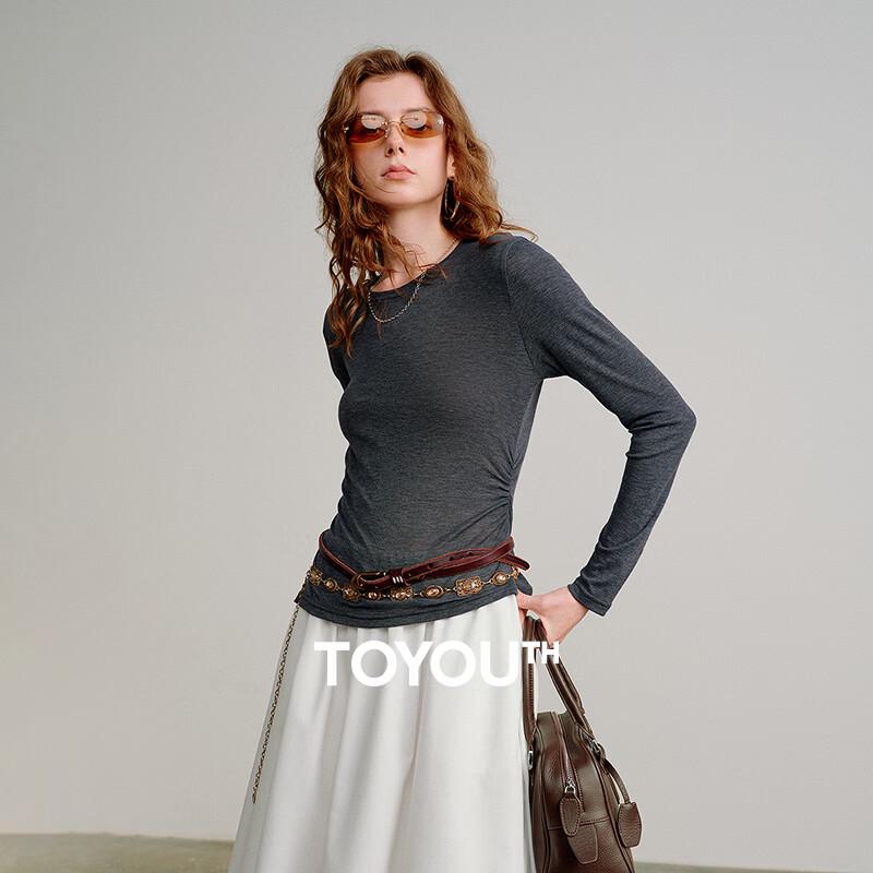 Women s Tencel Wool Slim Fit Long Sleeve T-Shirt M