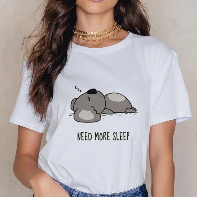

Women Cartoon Kawaii Animal Koala Print Women Tshirt Harajuku Ropa Mujer Graphic Plus Size TShirt Casual Streetwear Tees 4XL